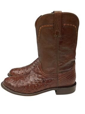 RARE Lucchese Paxson Moose Leather Boots Mens size 14D Lucchese | Shoes | Lucchese Corbin Snip Toe Mens Cowboy Boot  main image 4